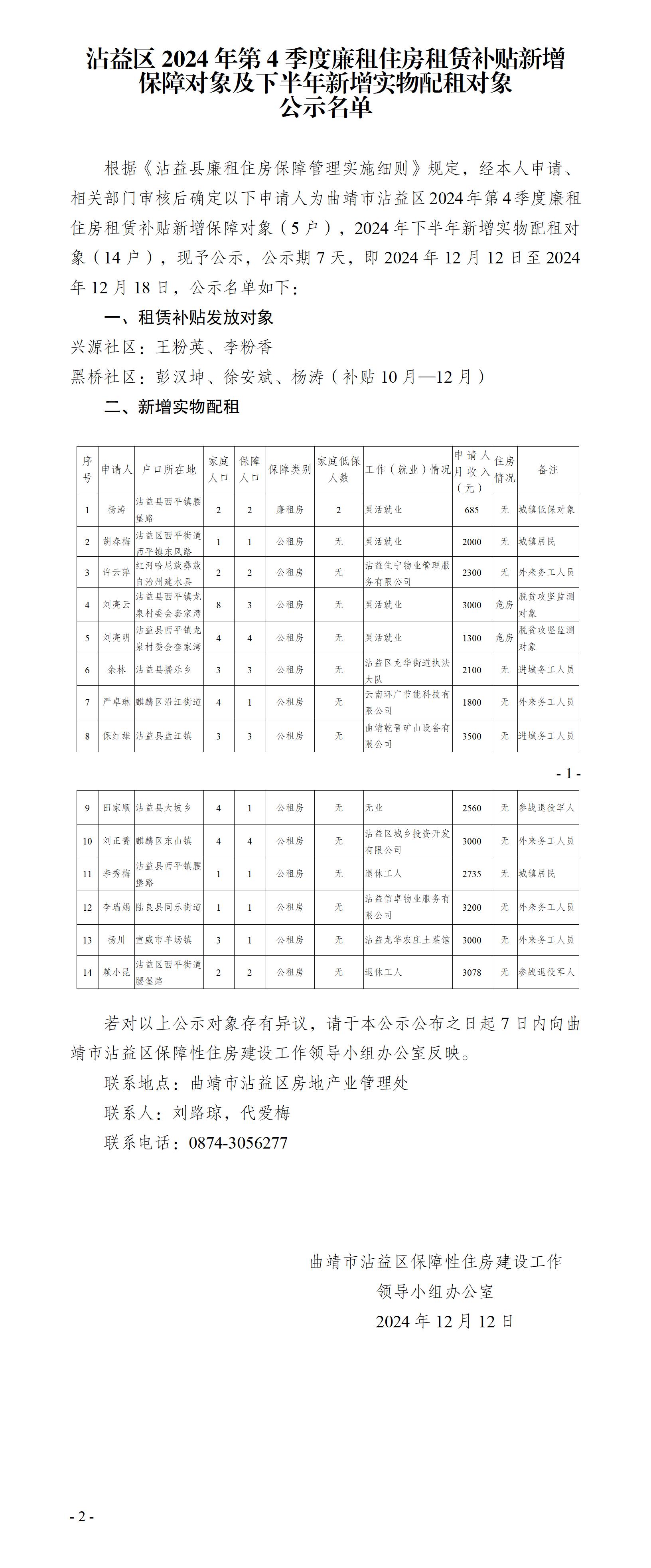 （公示）沾益区2024年第4季度廉租住房租赁补贴新增保障对象及下半年新增实物配租保障对象公示名单_01.jpg