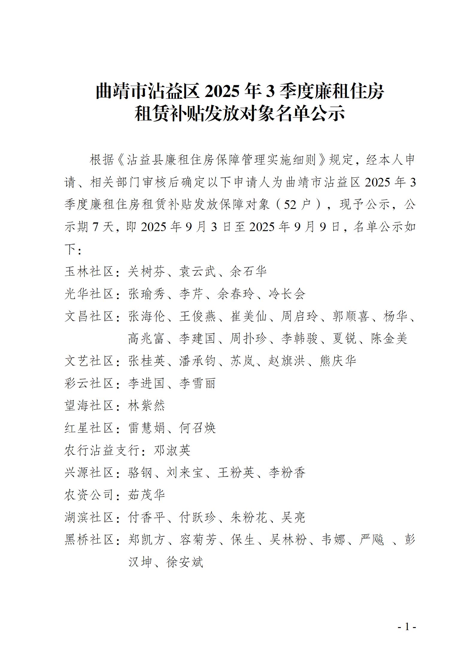 （公示）-沾益区2025年第3季度廉租住房租赁补贴发放对象名单公示_01.jpg